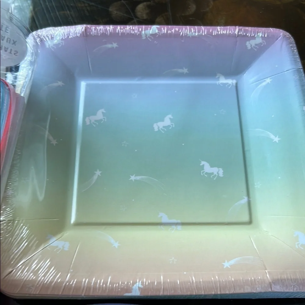 Fantasy Unicorn party bundle for 8 Pastel Colors 61 pieces.